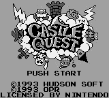 Castle Quest Title Screen